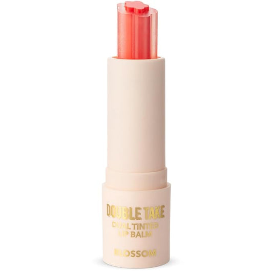Blossom Double Take Flower Shaped Dual Tinted Moisturizing Lip Balm with Shea Butter, 0.13oz/3.6g, Tickle Me Pink