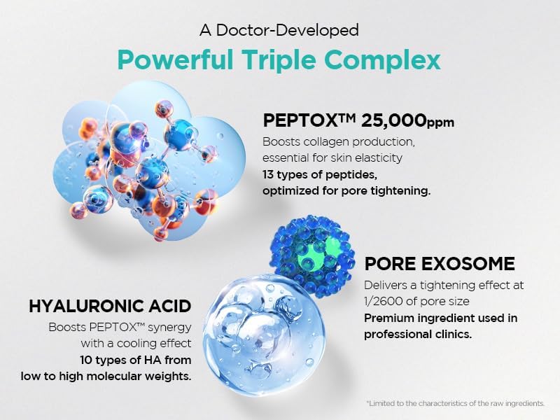 Dr.ninteen V.Peptox Jelly Tonerㅣ13 Peptides 25,000ppm + 10 Hyaluronic Acid(HA) + ExosomeㅣEssence Toner for Pore Tightening & CoolingㅣK-Skincare (5.07 fl.oz.)