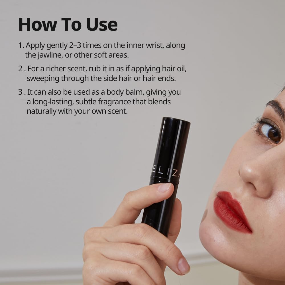 ELBT Solid Perfume Stick ㅣ Long Lasting Vegan Balm Fragrance for Women & Men ㅣ Portable Alcohol-Free Scent ㅣ Sally - Apple, Peony & Lime