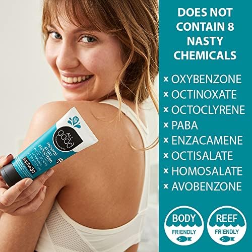 All Good Sunscreen - Sport Mineral Sunscreen Lotion, Reef Friendly, SPF 30+ for Face & Body, Water & Sweat Resistant, 2-pack (3 oz)