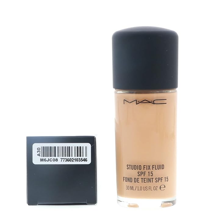 MAC Studio Fix Fluid Foundation SPF5, NC42, 1 Count, 1 Ounce
