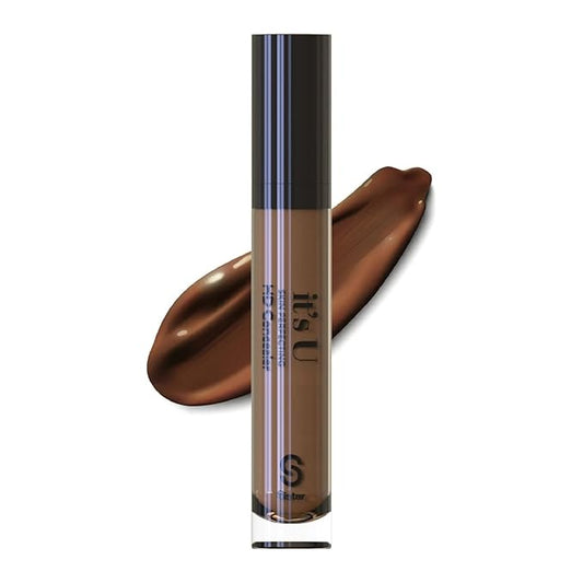 Sistar it's U Skin Perfecting HD Concealer Full Coverage Lightweight Long Lasting Correcting Liquid Contour Cover Masker Makeup 5 ml / 0.17 fl. oz (Deep Espresso)