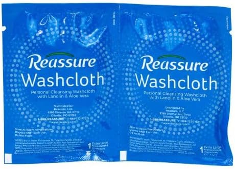 Reassure Travel Pack Washcloths (500)