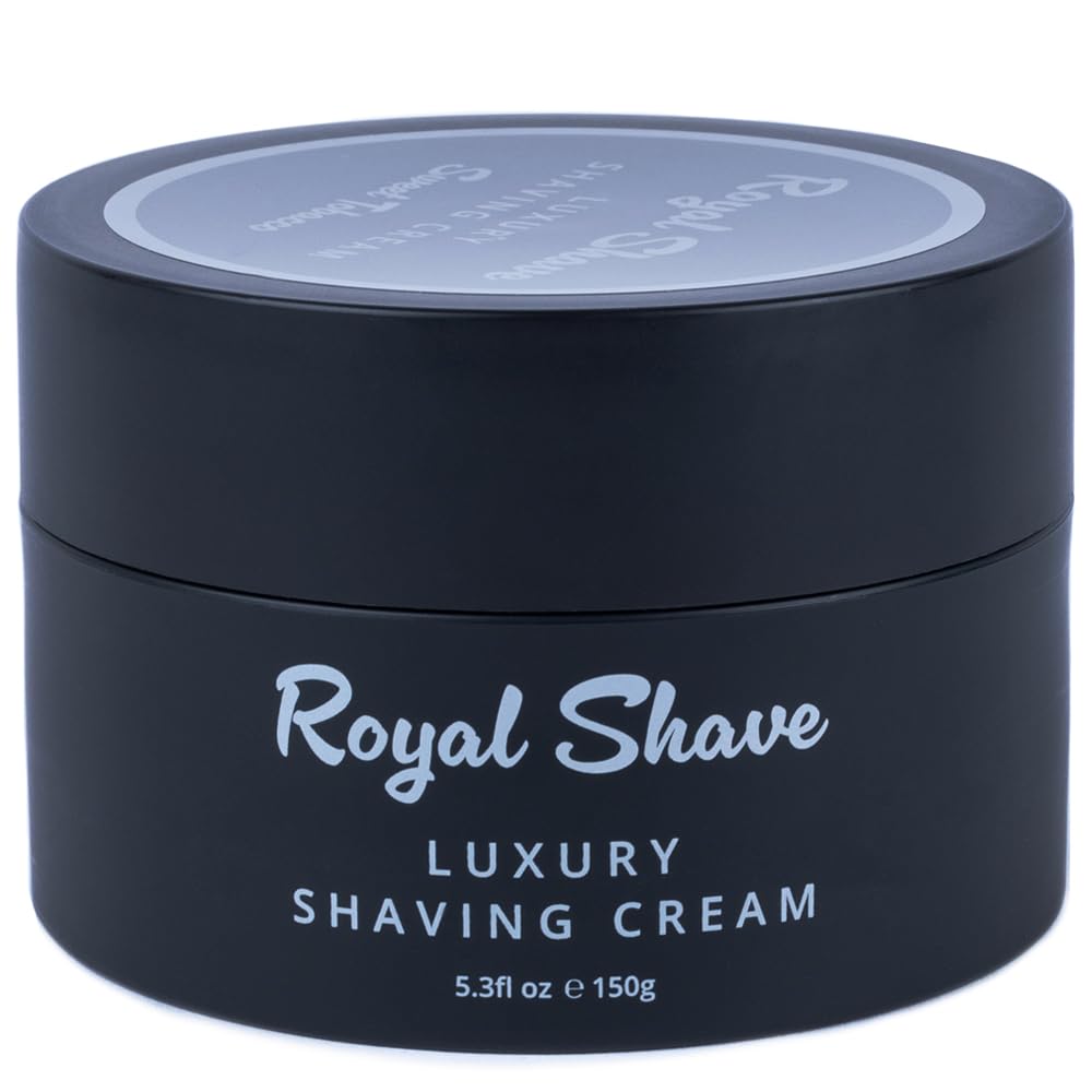 Luxury Shaving Cream for Men by Royal Shave, Rich, Soothing, Moisturizing, Hydrating & Nourishing Cream for Smooth, Close Shave (Made in UK) Bergamot