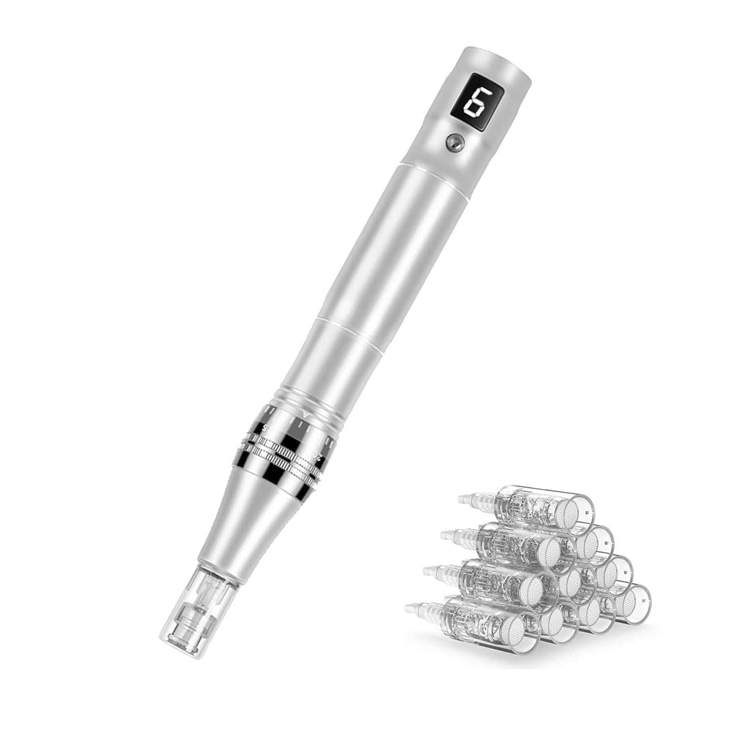 Derma Roller for Skin, 0.25mm Mcroneeding Derma Roller Pen for Face & Scalp, Beauty Pen for Women Men Home Use