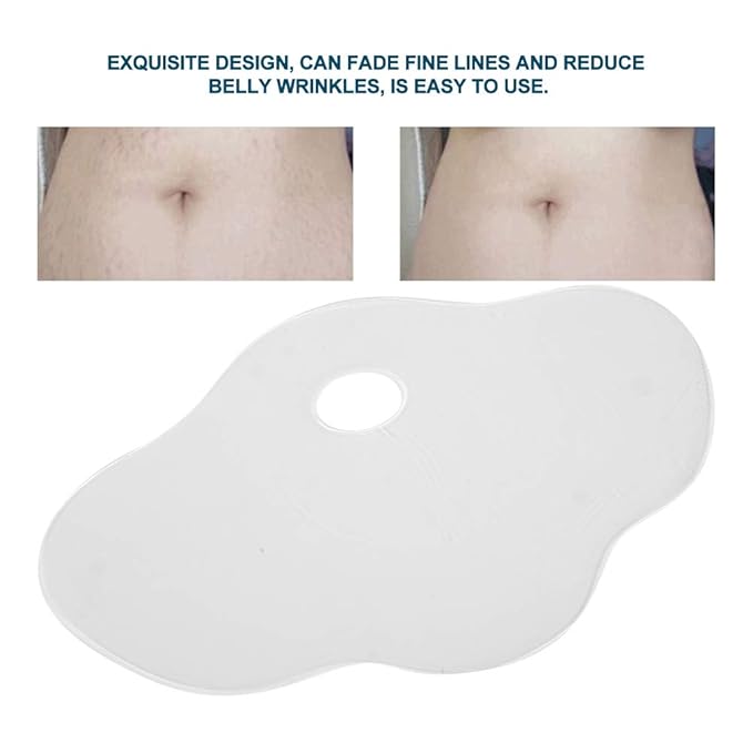 Beauty Stickers,Reusable Silicone AntiWrinkle Belly Stomach Pads Stickers Stretch Marks Removal For Skin Care