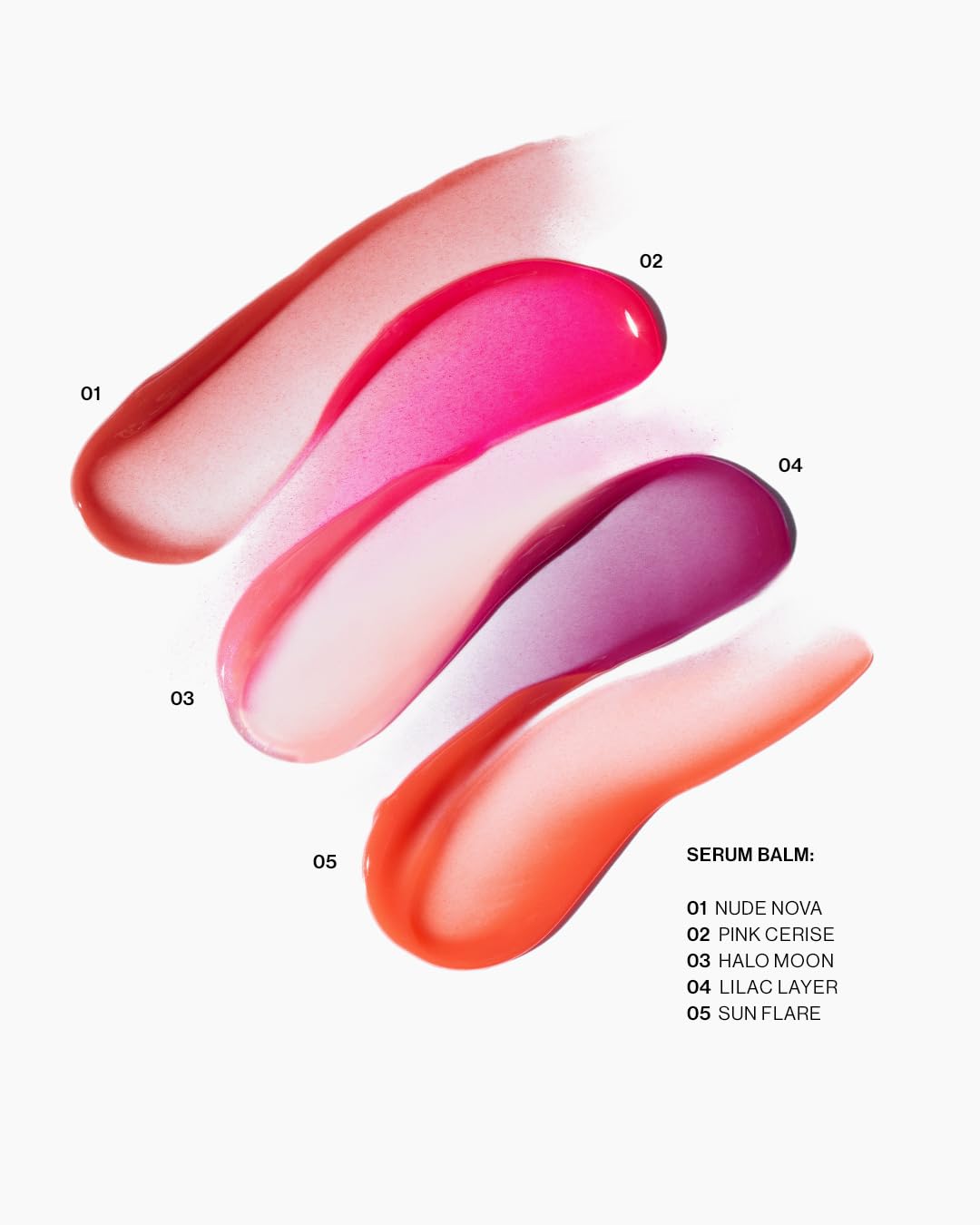 MAKE Beauty Serum Balm Hydrating Lip Oil. Vegan moisturizing lip gloss with plumping effect. Lip treatment cream for soft, smooth, shiny lips - Shade, Halo Moon