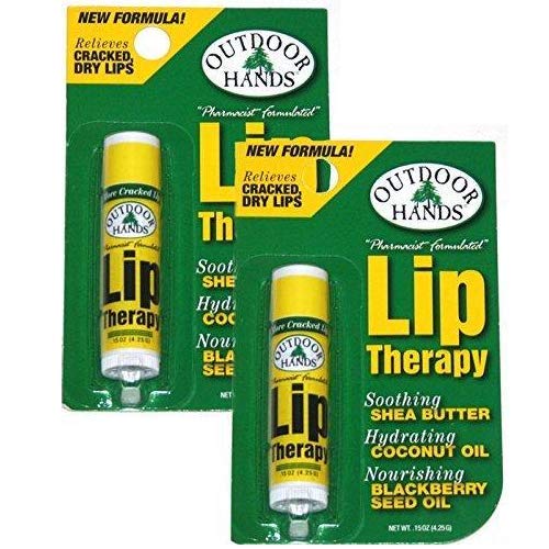 Lip Therapy, Shea Butter, Coconut Oil & Blackberry Seed Oil - 2pack