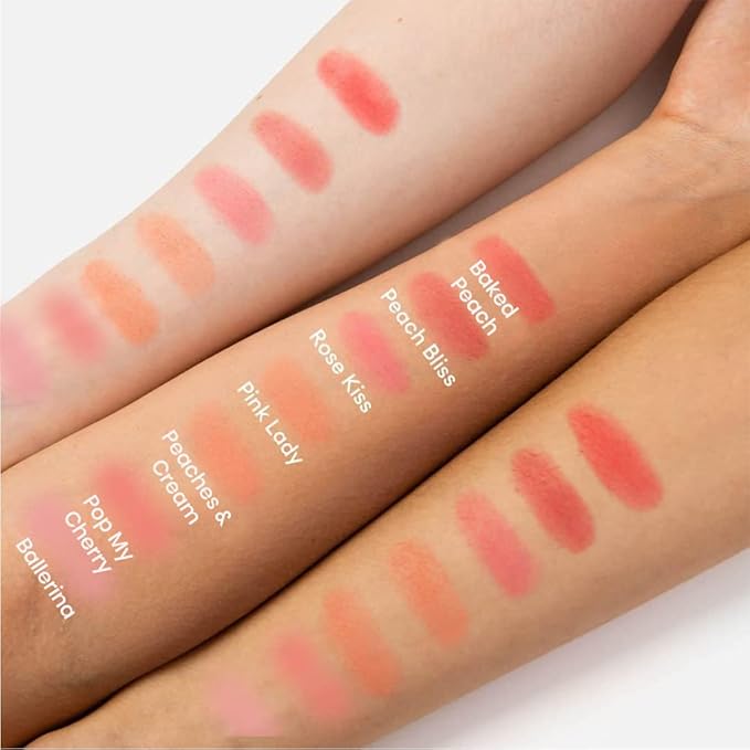 Revolution Beauty, Blusher Reloaded, Pressed Powder Face Blusher, Highly Pigmented & Long Lasting Formula, Rose Kiss, 0.26 Oz.