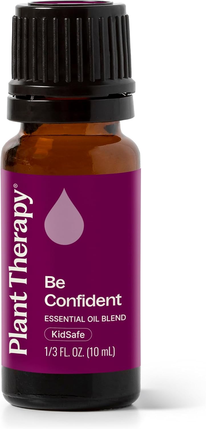 Plant Therapy Be Confident Essential Oil Blend 10 mL (1/3 oz) 100% Pure, Undiluted, Natural Aromatherapy