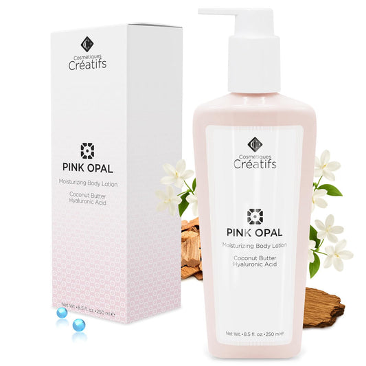 Pink Opal Moisturizing Body Lotion with Coconut Butter and Hyaluronic Acid, 8.5 fl. oz.