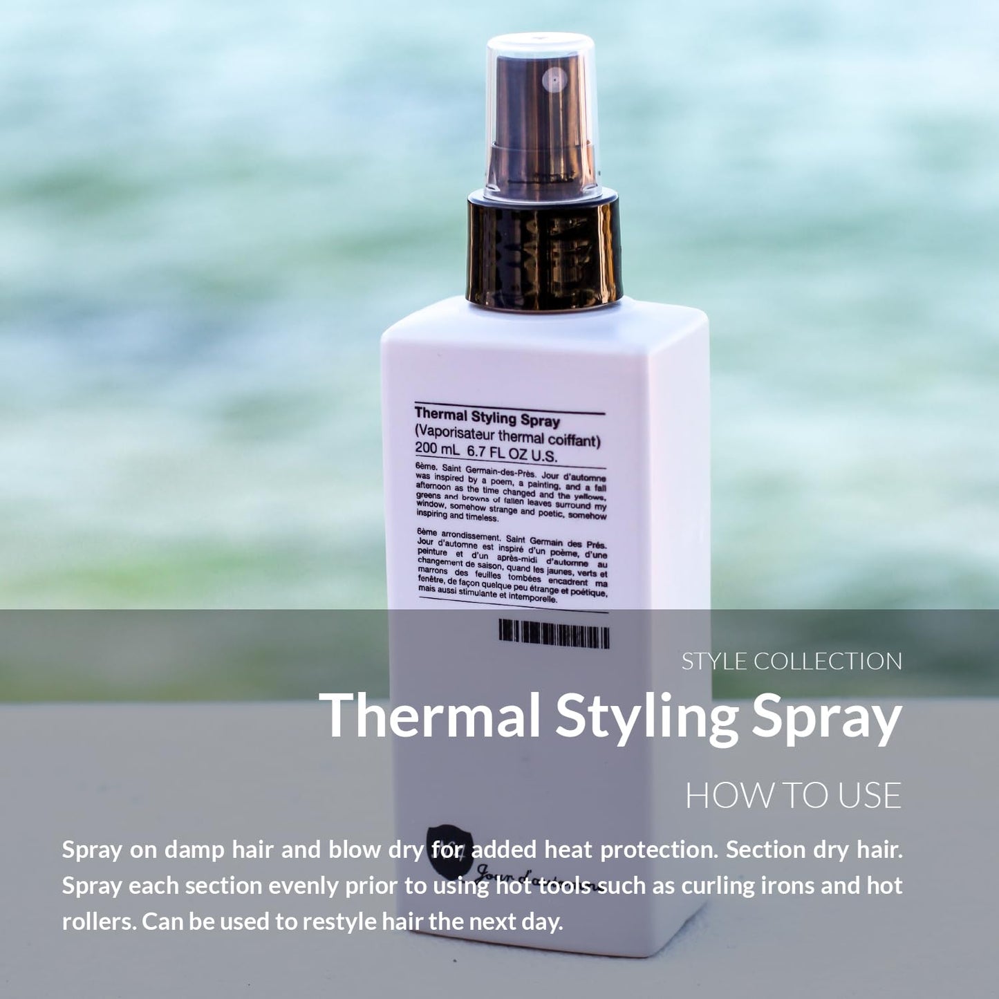 Number 4 Heat Protectant for Hair, Thermal Styling Spray, Blow Dry Spray, 6.7 oz