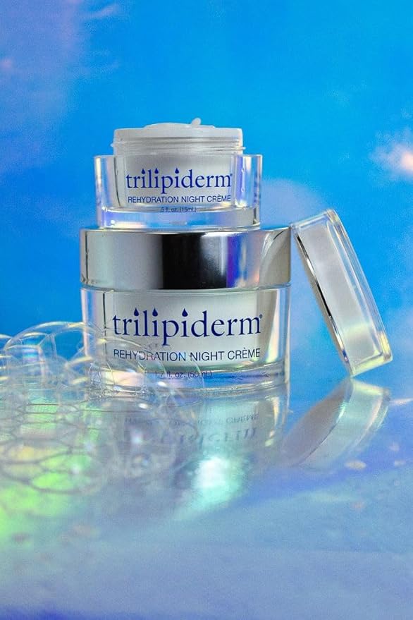 Trilipiderm Rehydration Night Crème .5oz Travel Size Night Rejuvenation with Anti-Aging Hyaluronic Acid and Retinol