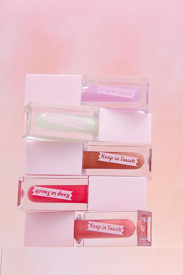 Keep In Touch Jelly Plumper Tint: Tea & Twinkle | Non-Sticky, Long-Lasting Lip Gloss | Vegan and Cruelty-Free Korean Lip Tint (Twinkle Lime)