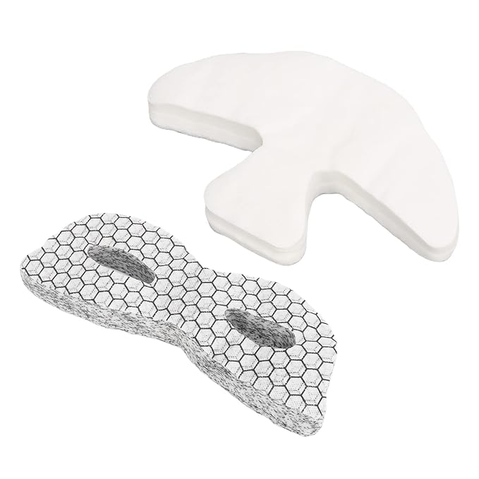 ZJchao Disposable Eye Forehead Masks, Eye Forehead Mask Paper Silk DIY Soft Disposable Hydrating Eye Care Paper Facial Eye Pads Spa DIY Clear Eye Mask Paper Beauty Sheets for Home Beauty