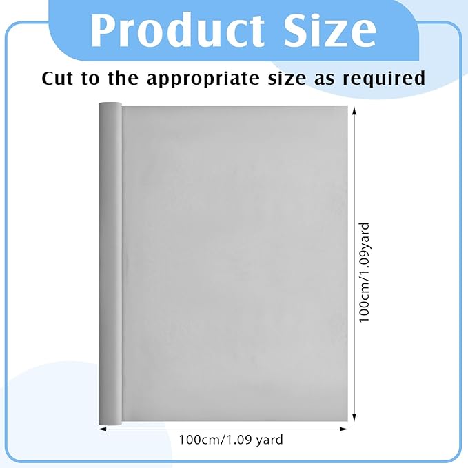 Jecery 1.1 Yard Anti Tarnish Silver Cloth by the Yard, Luxury Jewelry Silver Polishing Storage Protect Cloths for Silverware Flatware Silversmith Polishing(Gray)