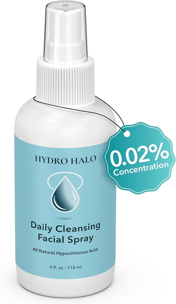 Hypochlorous Acid Spray for Face 4oz – Pure Hypochlorous Acid Spray Cleaner, Daily Cleansing Facial, pH Balanced, Plant Based, No Alcohol, USA Made