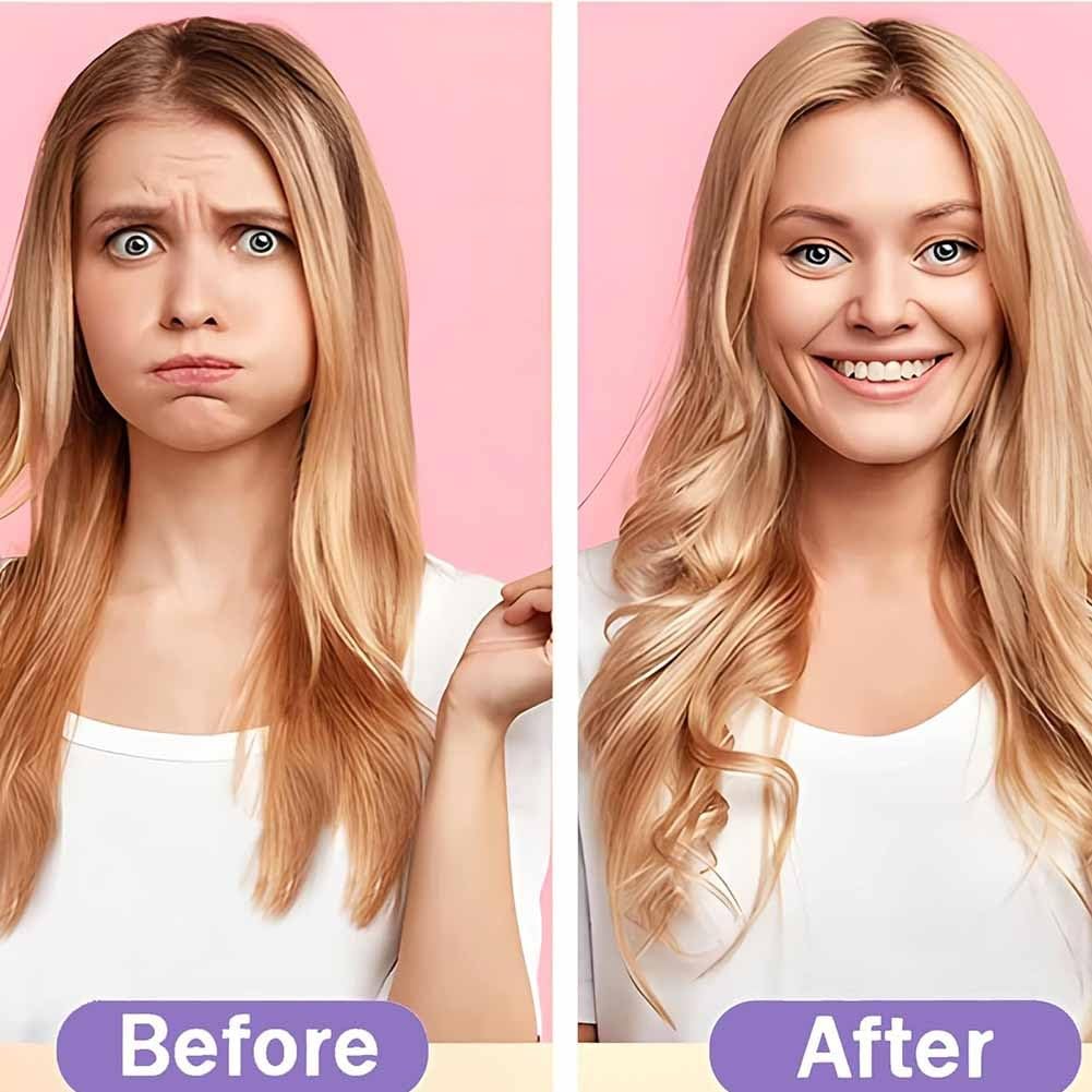 Heatless Hair Curling Set Magic No Heat Spiral Hair Curls Portable DIY Rollers Styling Kit Durable Beauty Makeup(10pcs*17.7in)