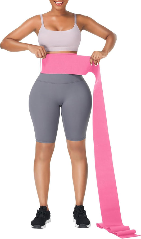 FeelinGirl Waist Trainer for Women Bandage Wrap Trimmer Belt Long Torso Tummy Wraps Belly Body Shaper Waist Trimmer Belt