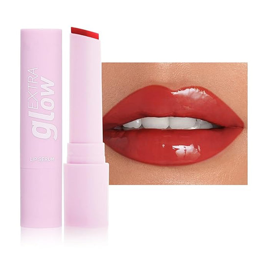 MAEPEOR Nourishing Lip Balm 8 Colors Smooth Moisturizing Lip Glow Gloss Non-Sticky and Long-lasting Hydrating Jelly Lip Balm for Women and Girls (Color 06)