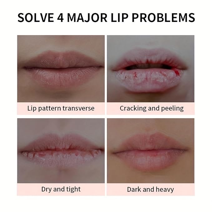 Lip Plumping Gloss, Plumping Lip Filler, Lip Gloss for Full, Voluminous Lips, Transparent Plumping Lip Oil Tinted for Lip Care, Fuller Lips Instantly, Hydrating, High-Shine