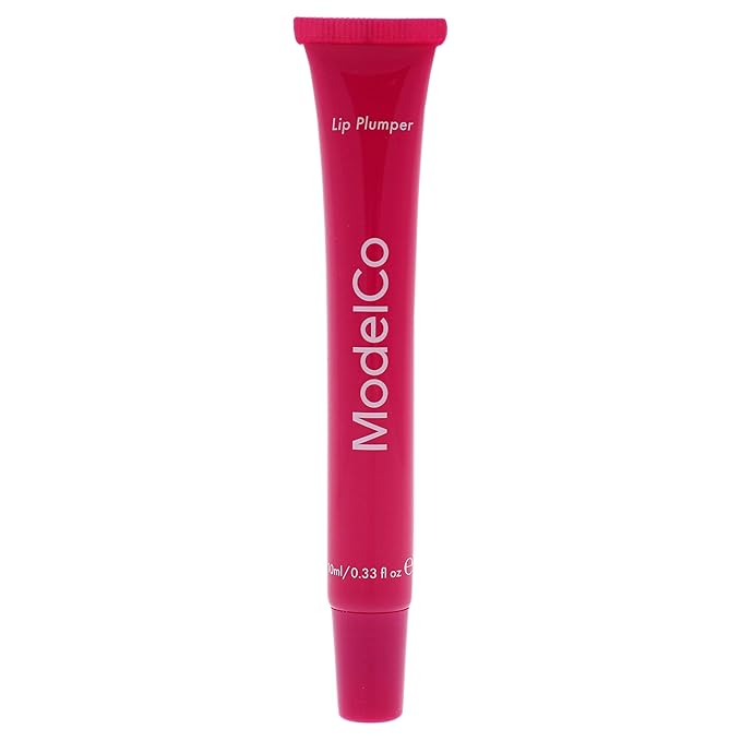 Modelco Lip Plumper - Enhancing Formula For Full Lips - Moisturizing Treatment For Plumping And Shine - Extreme Hydrating Therapy For Dry, Chapped Skin - Nourishing Gloss Creates Filler Look - 0.34 Oz