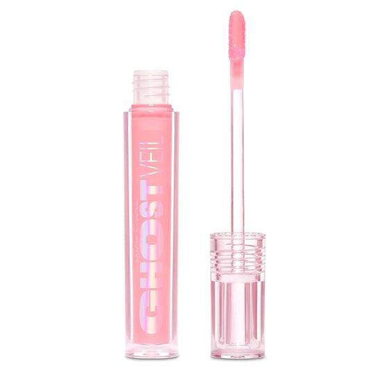 Lime Crime Ghost Veil Lip Primer, Translucent Sheer Pink - Extends the Life of Lipstick - Lightweight and Super Sheer Smoothing Base for Long Lasting Quality - Vegan & Cruelty-Free