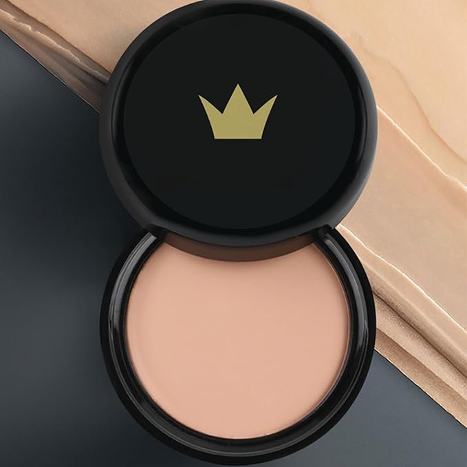 Mallofusa Single Color Face Makeup Concealer Foundation Palette Creamy Moisturizing Contouring 0.49oz (Light Coffee)