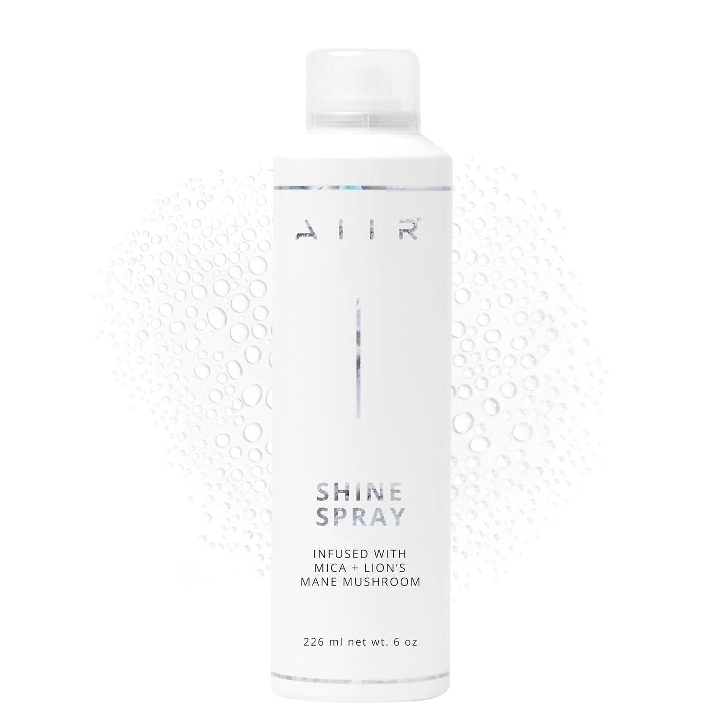 AIIR Shine Spray -Smoothing Spray for Glossy Sleek Hair, Humidity and Frizz Shield Spray, Gloss Spray, Lightweight Spray Coats and Protects Hair, Enhance Shine & Color with Reflect, 6 oz