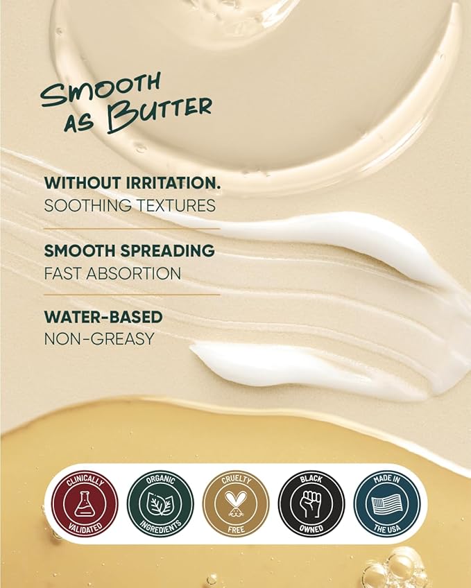 Buttah Skin by Dorion Renaud Oil-Free Hyaluronic Gel Cream 2oz - Daily Moisturizer - Hyaluronic Acid for Deep Hydration - AM & PM Moisturizer - Naturally Based Skin Care - Black-Owned Skincare