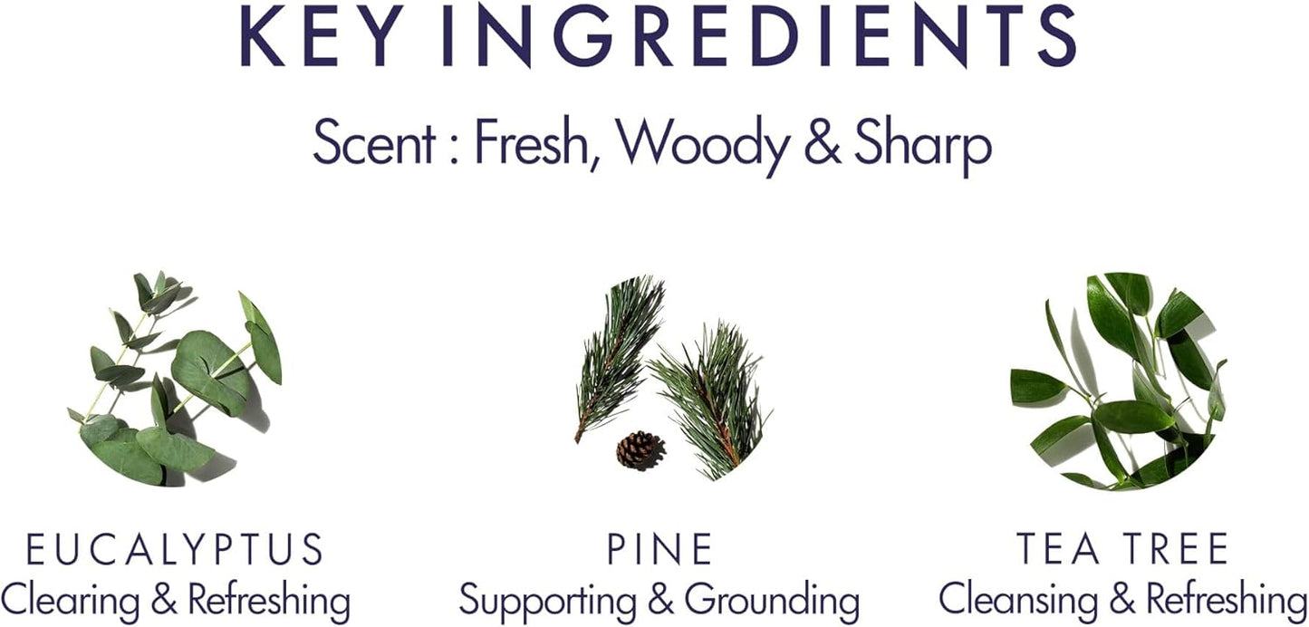 Aromatherapy Associates Support Breathe Bath and Shower Oil, Natural Body Oil to Clear Mind, Body and Spirit, Hydrating Body Oil Made with 3 Essential Oils (1.86 oz)