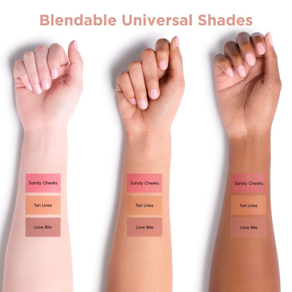 HALEYS Re-pop Smoothing Powder Blush (Love Bite) - Pigmented, Easy Blending, Longwear, Buildable, Talc-Free, V + CF