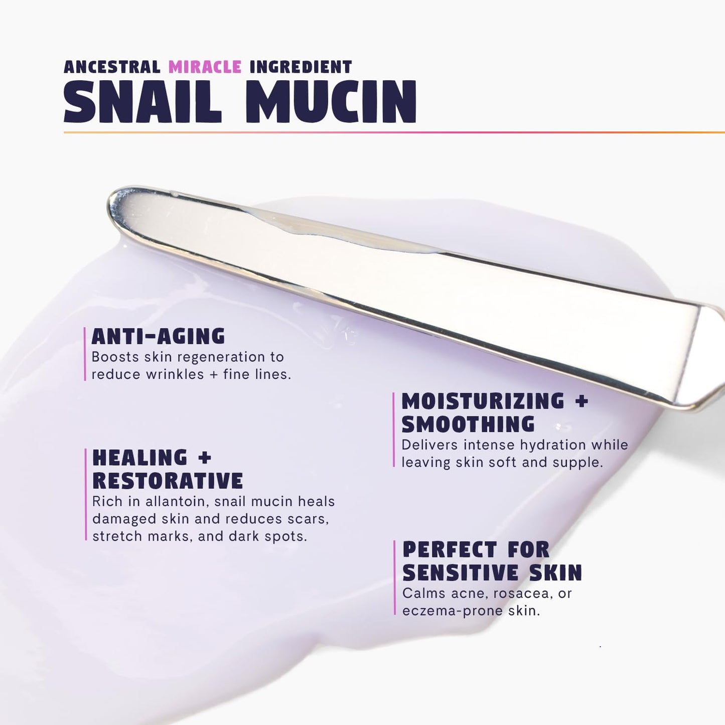 Moon Milk Snail Mucin Moisturizer Gel Cream 3.52 Oz - Blue Light Skin Defense - Korean Snail Mucin Serum Cream that Replenishes Moisture & Leaves Skin Brighter, Plumper, Soothed & Smooth - 2 Pack