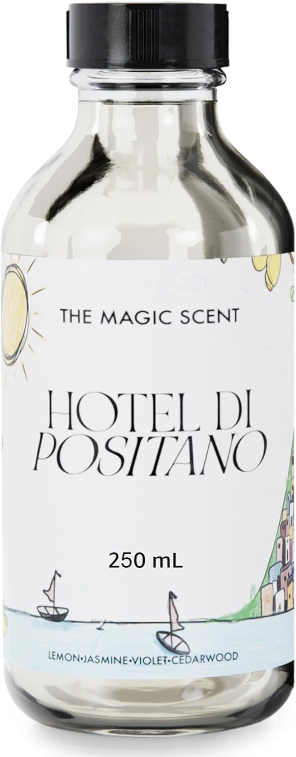 Hotel Di Positano Diffuser Oil Scents - Cold-Air & Ultrasonic Fragrance Oil for Diffuser - Inspired by Amalfi Coast, Italy - Essential Oils for Diffusers - 8.5 fl oz, 250 mL