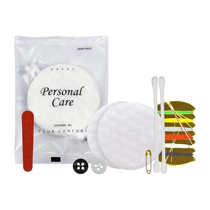 1-Shoppe All-in-Kit | Personal Care Kit Frosted Sachet Wrap | Hotels and Vacation Rentals | (Case of 50)