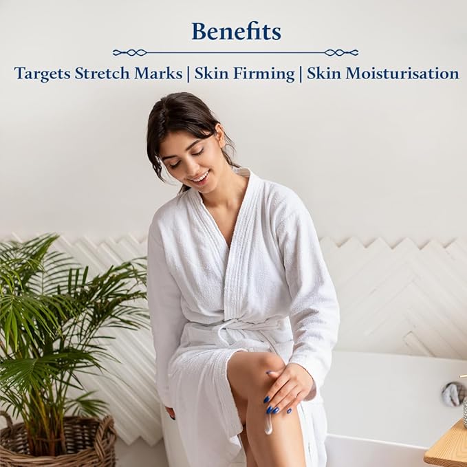 Blue Nectar Stretch Mark Cream for Pregnancy and Postpartum, Moisturizing Body Lotion for Women with Cocoa and Shea Butter for Pregnancy Gifts (12 Herbs, 6.76 fl oz)