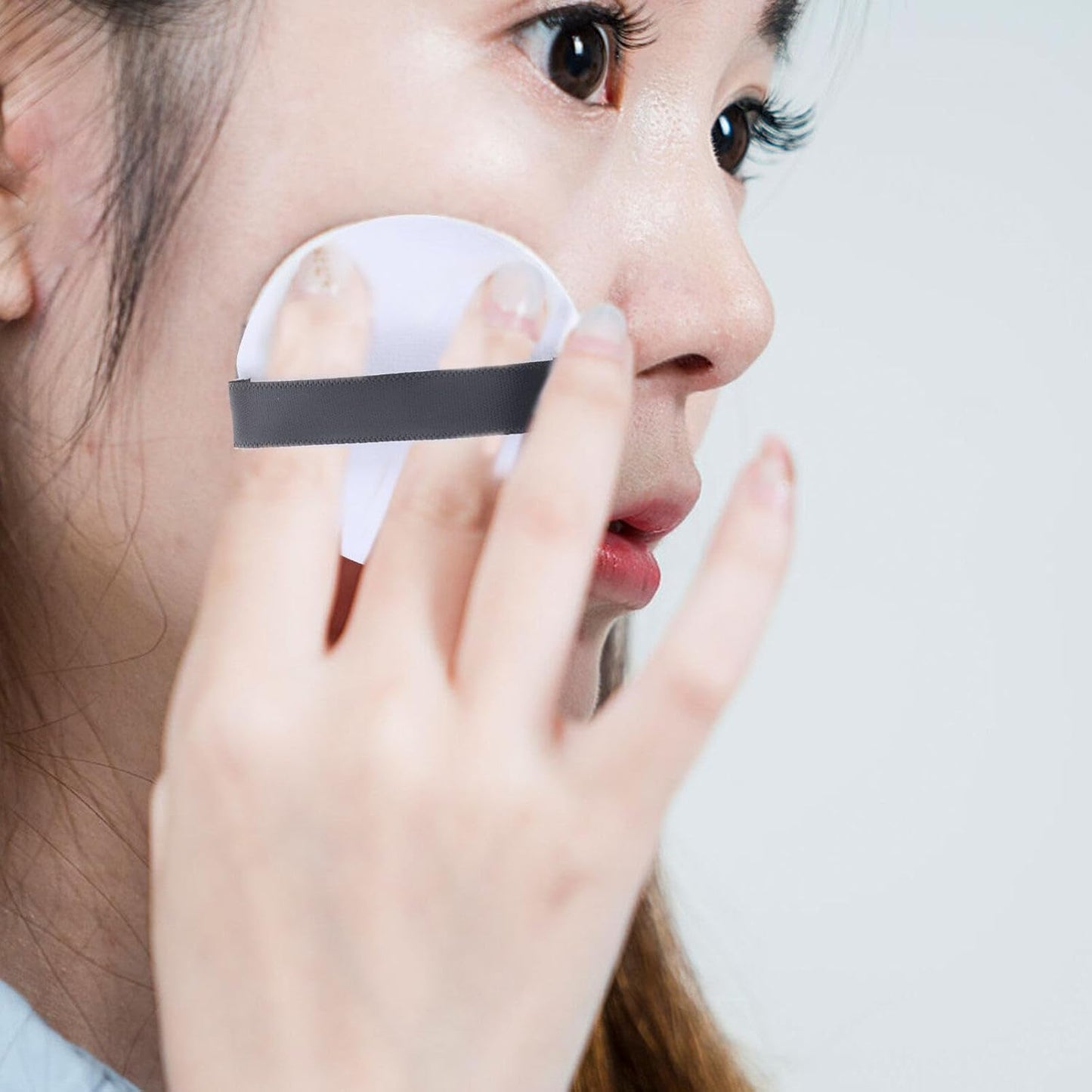 Beaupretty Loose Powder Containers with Puff 2PCS Powder Compact Container, Plastic Empty Makeup Loose Powder Case with Puff and Elasticated Net Sifter Cosmetic Travel Container