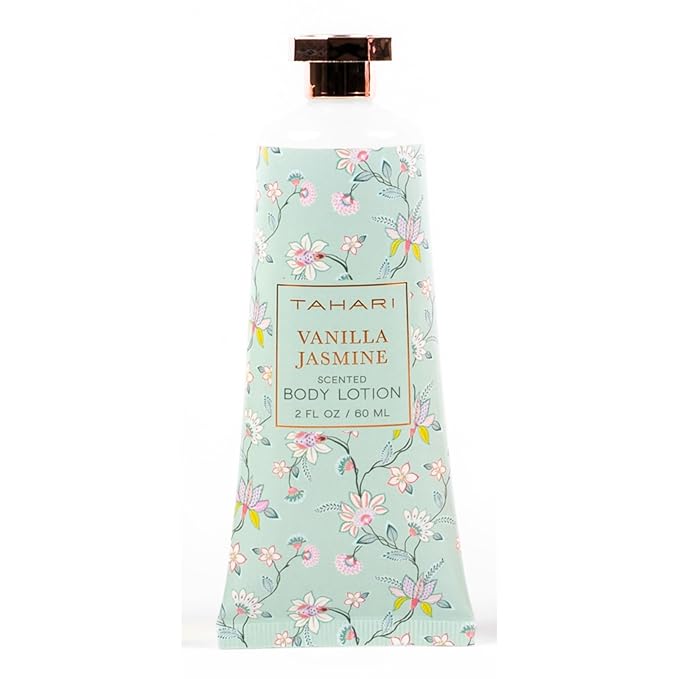 Tahari Spa Gift Set for Women, Vanilla Jasmine Spa Set, Bath Kit for Women Gift Set Includes Body Lotion, Body Wash, Body Scrub, Lotion Gift Set for Women, Birthday Gifts For Women - (Floral)