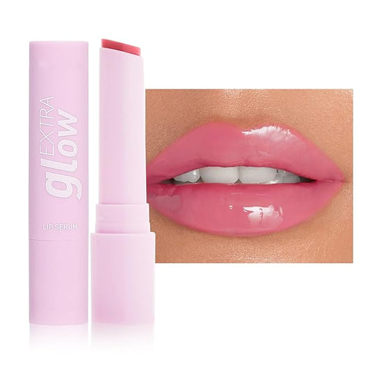 MAEPEOR Nourishing Lip Balm 8 Colors Smooth Moisturizing Lip Glow Gloss Non-Sticky and Long-lasting Hydrating Jelly Lip Balm for Women and Girls (Color 03)