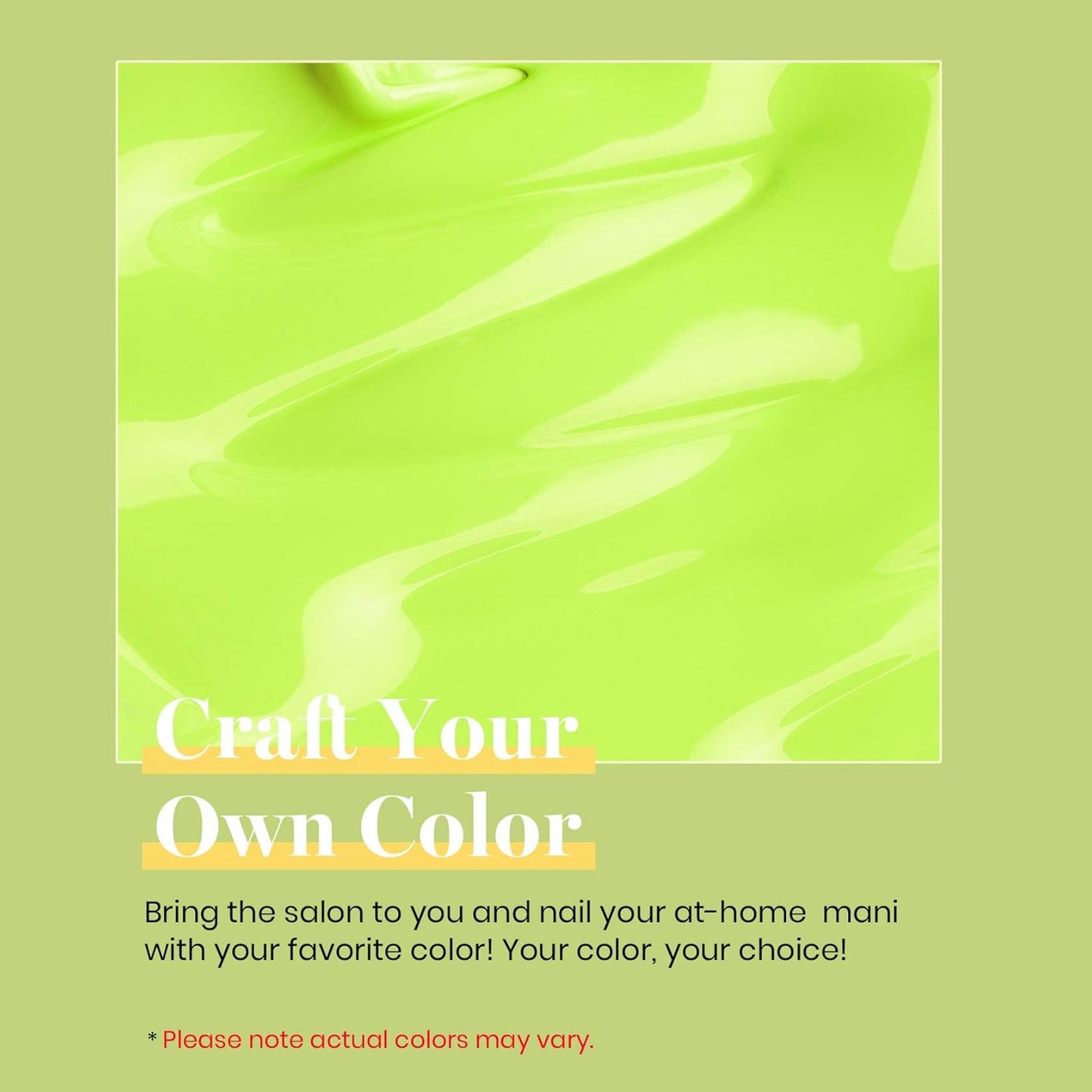 Beetles Neon Yellow Gel Nail Polish, Bright Yellow Lala Lime Color Neon Gel Polish Halloween Soak Off Uv Led Nail Lamp Gifts for Women -Size: 15 ml/Each