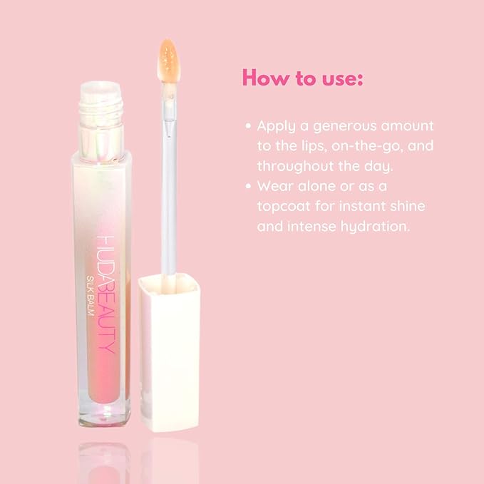 HUDA BEAUTY Silk Balm Hydrating and Nourishing Lip Balm Blush