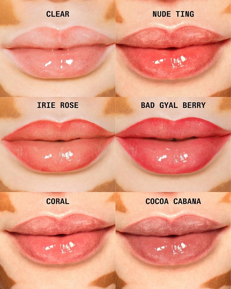 Cay Skin Isle Lip Balm SPF 30 – High Shine, Hydrating + Sheer Lip Gloss in Vanilla Brown Sugar Flavor – Formulated with Natural Ingredients for All Skin Tones – Coral, 0.35 oz