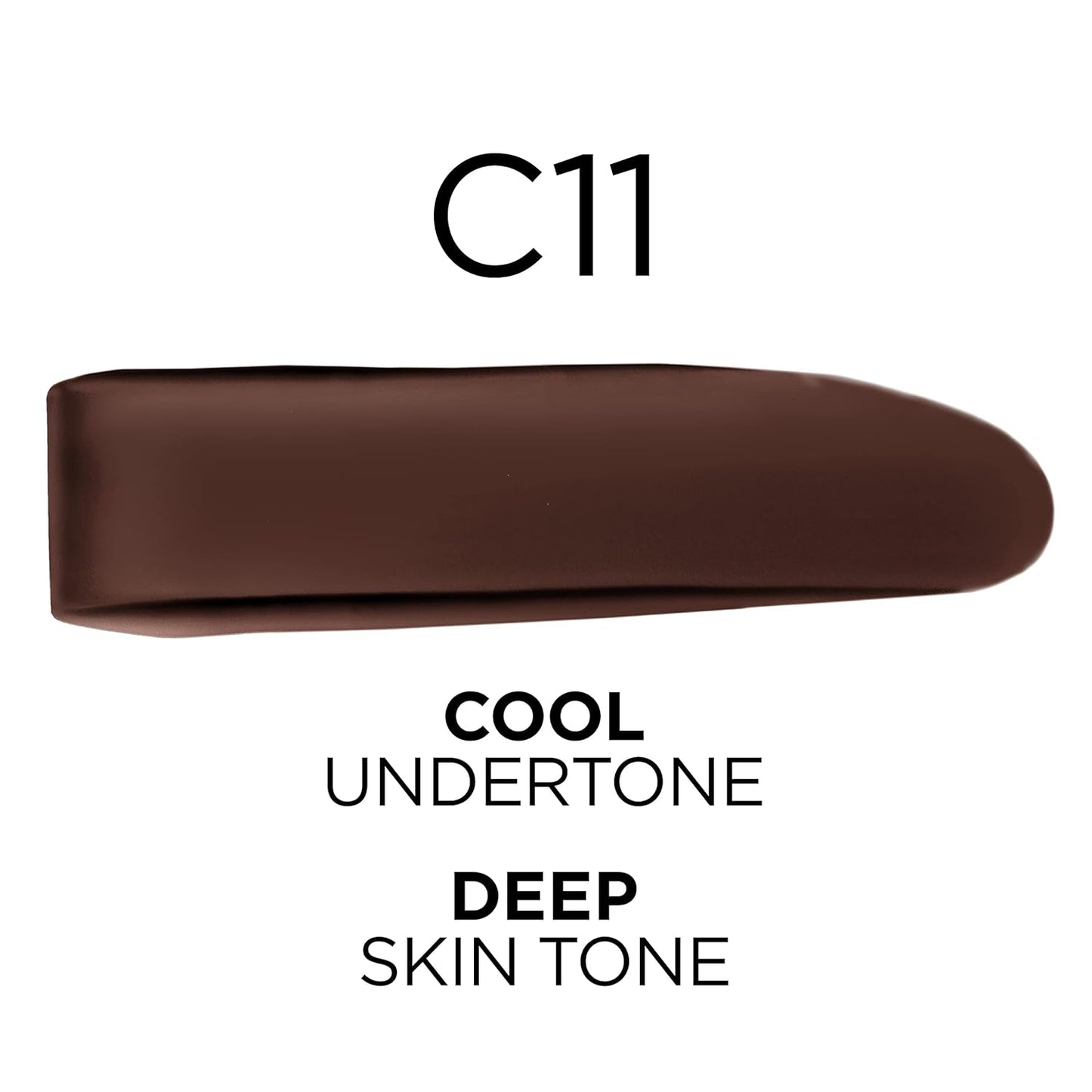 L'Oreal Paris True Match Super-Blendable Foundation, Medium Coverage Liquid Foundation Makeup, C11, Deep, 1 Fl Oz