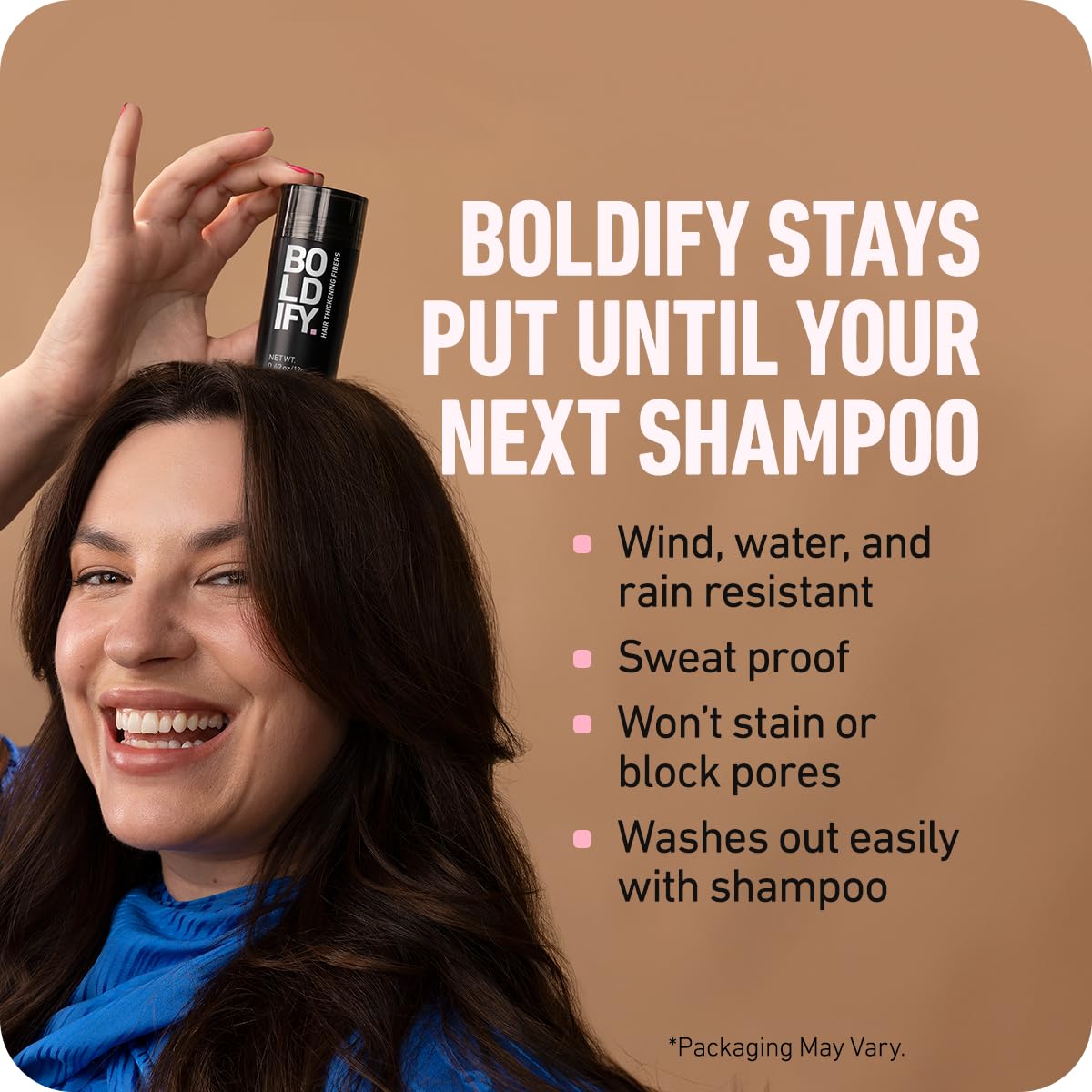 BOLDIFY Hair Fibers (56.5g) - Fill In Thinning and Fine Hair for an Instantly Fuller, Thicker Look - 14 Shades for Women & Men - Light Blonde