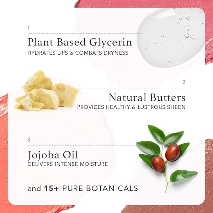 Oh-So-Luxe Liquid Tinted Lip Balm, Hydrating & Nourishing Tinted Lip Oil for dry dark lips, results in Soft & Glowing Lips, Moisturizing, Non-Sticky Nude Pink Shade - 0.10 Fl Oz - RAS LUXURY OILS