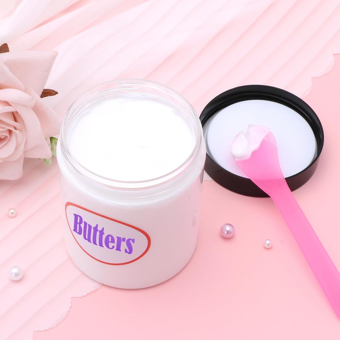 16 Pack 8oz Plastic Containers with Lids, Jars with Lids, Great for storing,lip balms, creams, ointments, cosmetics, samples