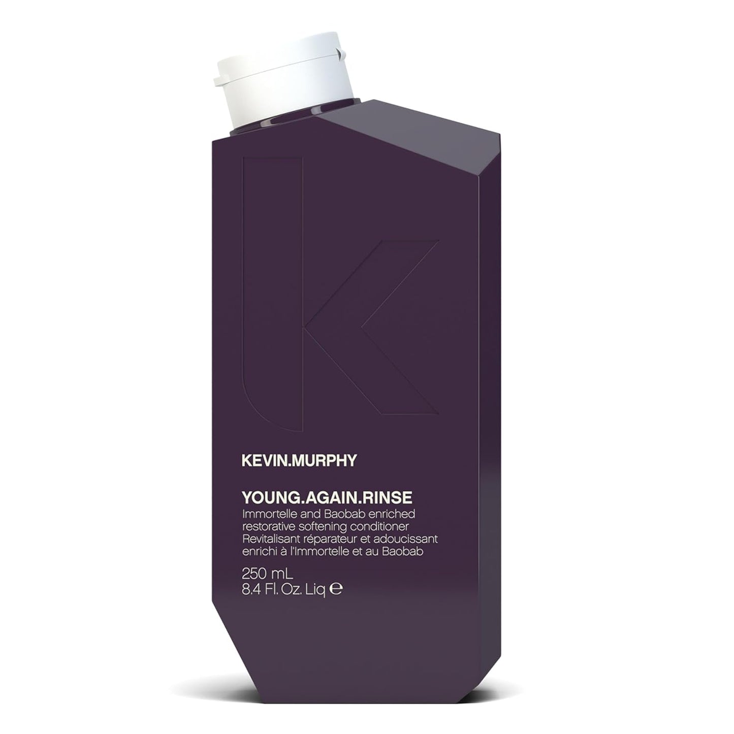 KEVIN.MURPHY YOUNG.AGAIN.RINSE - Moisturising Anti-Ageing Conditioner - For Ageing, Dry, Damaged & Brittle Hair - Hair Repair - With Amino Acids - Sulphate & Paraben Free - 250 mL / 8.4 fl oz