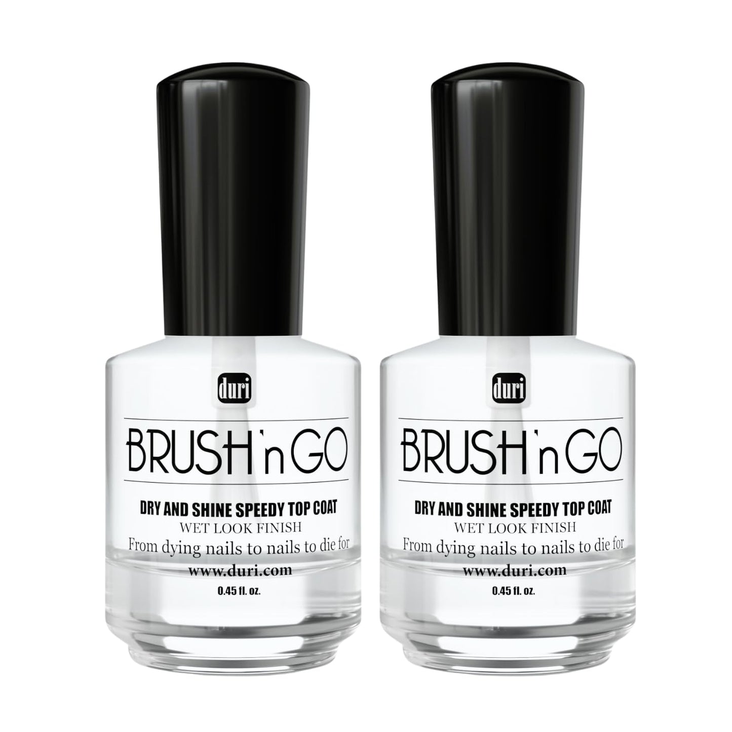 duri Brush’n Go Dry and Shine Speedy Top Coat (Brush'N Go (Pack of 2))