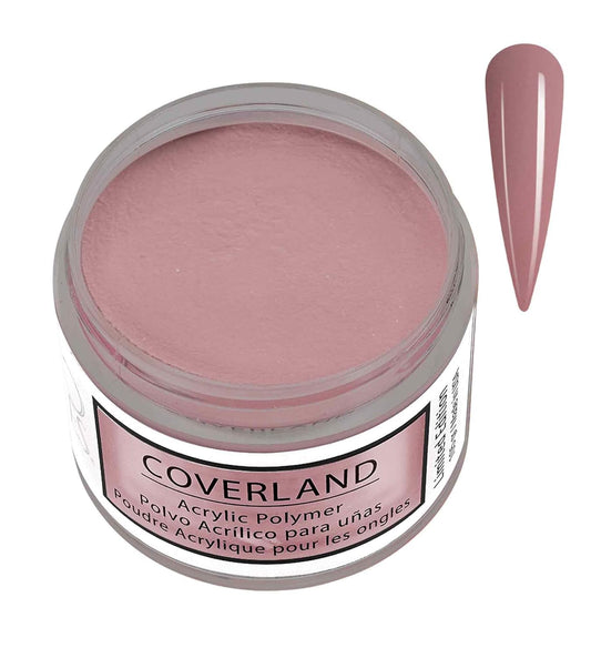 Tones Coverland Acrylic Nail Powder "Macaron de Rose" - Limited Edition Acrylic Powder for Nail Design, Sculpting, and Masking Nail Bed Imperfections - (1.5 Oz)