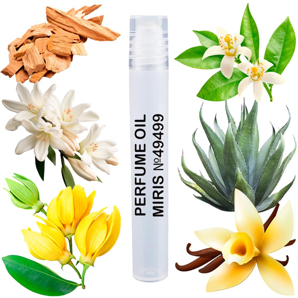 MIRIS Perfume Oil No. 49499, Inspired by Marfa, Long-Lasting Unisex Roll-On For Women and Men, Rollerball 0.34 Fl Oz / 10 ml